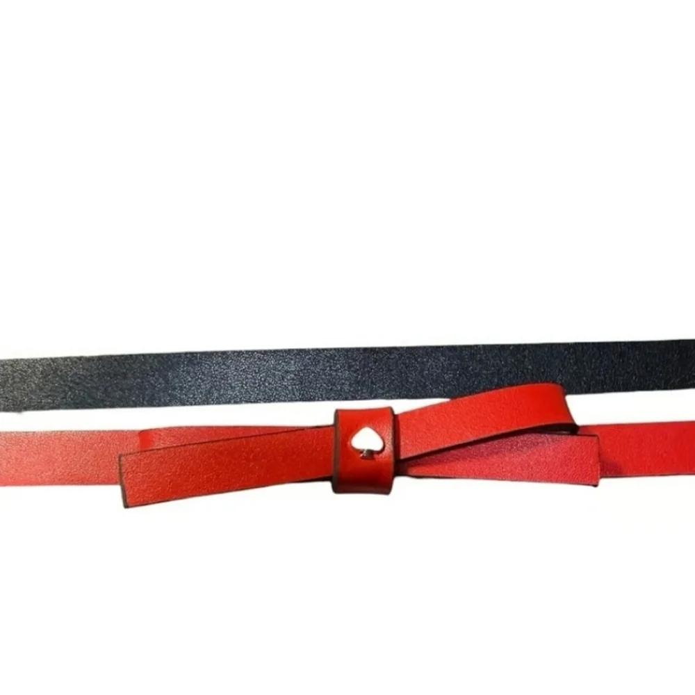 Kate Spade Red & Black Belts - Size Large